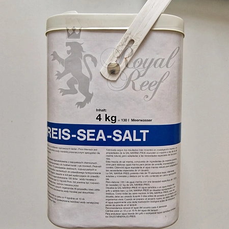 Морская соль PREIS-Meersalz 4кг Морская соль для аквариумов PREIS-Meersalz коробка 4кг